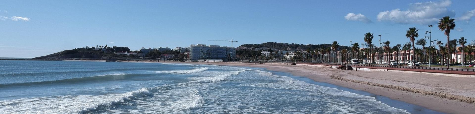 Chambres face à la mer sur la Costa Dorada, Espagne
